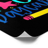 Bereit zum Rock Daycare zurück zur Schule am erste Poster (Ecke)