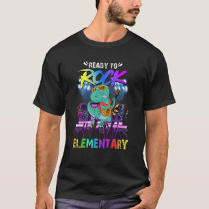 Bereit zum Rock elementare Dinosaurier Gitarre zur T-Shirt
