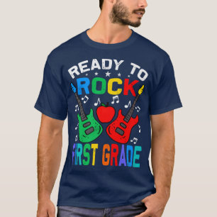 Bereit zum Rock erste Stufe zurück zur Gitarre der T-Shirt