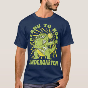 Bereit zum Rock Kindergarten 2022 Niedliche Gitarr T-Shirt