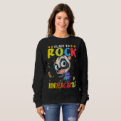 Bereit zum Rock Kindergarten 4 Sweatshirt (Vorne ganz)