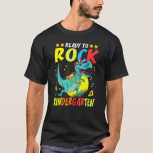 Bereit zum Rock Kindergarten Dinosaur Rex Kinder T-Shirt