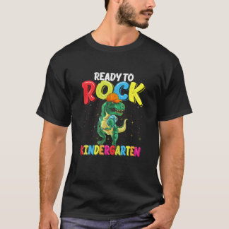 Bereit zum Rock Kindergarten Dinosaurier zurück zu T-Shirt
