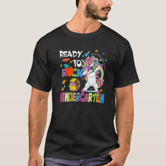 Bereit zum Rocken Kindergarten Süßes Einhorn Dabbi T-Shirt