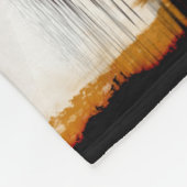 Bereit zum Roll in Vegas-Fire LKW Fleece Blanket (Ecke)