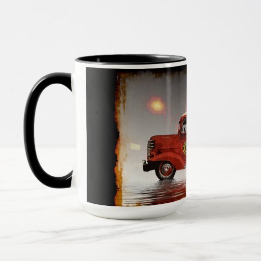 Bereit zum Roll in Vegas - LKW Tasse (Links)