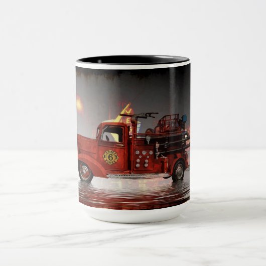 Bereit zum Roll in Vegas - LKW Tasse (Zentrum)