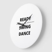 BEREIT ZUM SCHWIMMTANZ GROßE WANDUHR (Winkel)