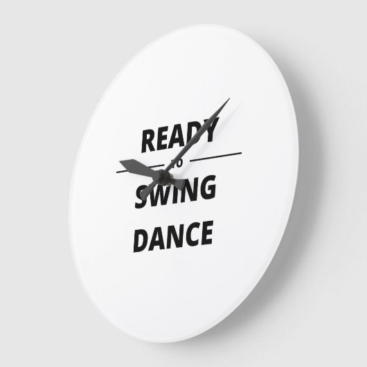 BEREIT ZUM SCHWIMMTANZ GROßE WANDUHR (Winkel)