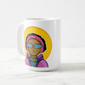 Bereit zum Skifahren Kaffeetasse (Vorderseite Links)