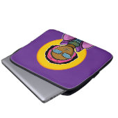 Bereit zum Skifahren Laptopschutzhülle (Vorne Knopf)