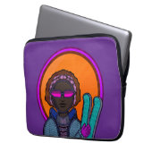 Bereit zum Skifahren Laptopschutzhülle (Vorderseite Links)