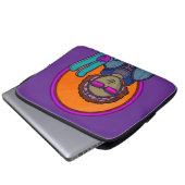 Bereit zum Skifahren Laptopschutzhülle (Vorne Knopf)