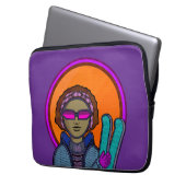 Bereit zum Skifahren Laptopschutzhülle (Vorderseite Links)