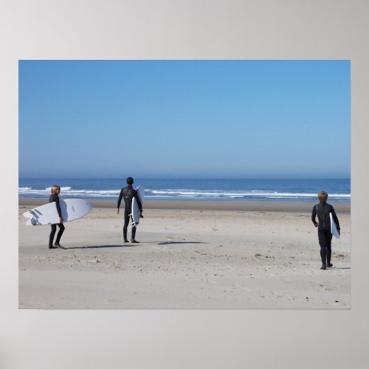 Bereit zum Surfen Poster (Vorne)