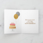 Bereit zum Tanzen für Ihren Geburtstag Karte (Innenseite)