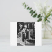 Bereit zum Wrestle, 1920er Postkarte (Stehend Vorderseite)