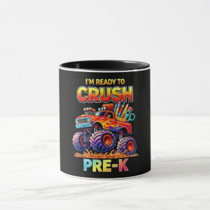 Bereit zum Zerstören von Vorschul-Monstertruck zur Tasse