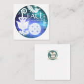 Bereit zur Farbe keltischer Mandala Weihnachtskart Mitteilungskarte (Vorne/Hinten)