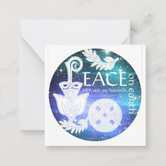 Bereit zur Farbe keltischer Mandala Weihnachtskart Mitteilungskarte