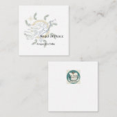 Bereit zur Farbe keltischer Mandala Weihnachtskart Mitteilungskarte (Vorne/Hinten)