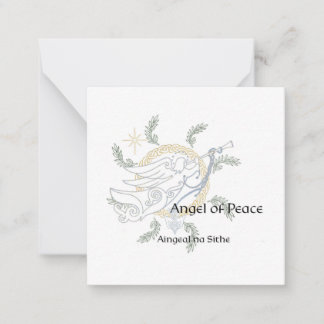 Bereit zur Farbe keltischer Mandala Weihnachtskart Mitteilungskarte