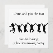 **BEREIT ZUR FEIERUNG EINES HOUSEWARMING** PARTY I EINLADUNG (Vorne/Hinten)