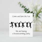 **BEREIT ZUR FEIERUNG EINES HOUSEWARMING** PARTY I EINLADUNG (Stehend Vorderseite)