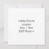 **BEREIT ZUR FEIERUNG EINES HOUSEWARMING** PARTY I EINLADUNG (Rückseite)