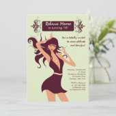 Bereit zur Party Einladung (Stehend Vorderseite)