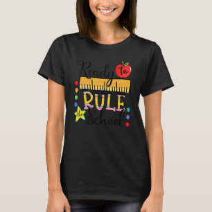 Bereit zur Regelung der Schule Hallo zweite Klasse T-Shirt