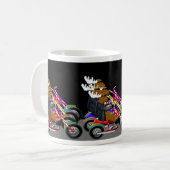 Bereite Ren-WeihnachtsTasse Kaffeetasse (Vorderseite Links)