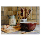 Bereiten Sie für das Backen vor Schneidebrett (Vorderseite)