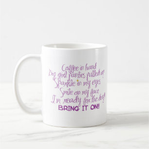 BEREITEN SIE FÜR DEN TAG VOR KAFFEETASSE