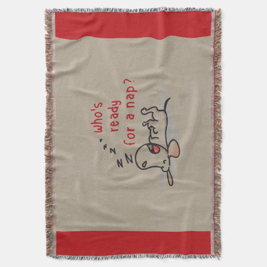 Bereiten Sie für ein Nickerchen vor? Werfen Sie Decke (Vorderseite Vertikal)
