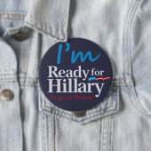 Bereiten Sie für Hillary…. vor Zu zum Gefängnis Button (Beispiel)