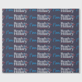 Bereiten Sie für Hillary…. vor Zu zum Gefängnis Geschenkpapier (Flach)