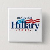 Bereiten Sie für Knopf Hilary Clinton 2016 vor Button (Vorderseite)