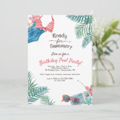 Bereiten Sie für Sommer vor? Einladung (Stehend Vorderseite)