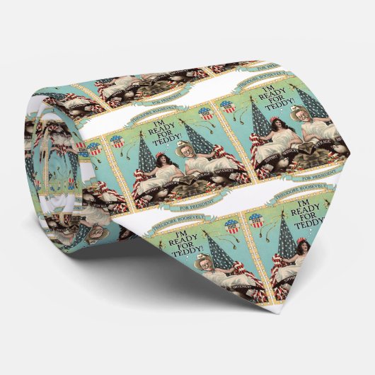 "Bereiten Sie für Teddy" RooseveltKrawatte 1912 Krawatte (Gerollt)