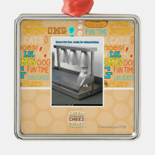 Bereiten Sie für Teleportation vor Ornament Aus Metall