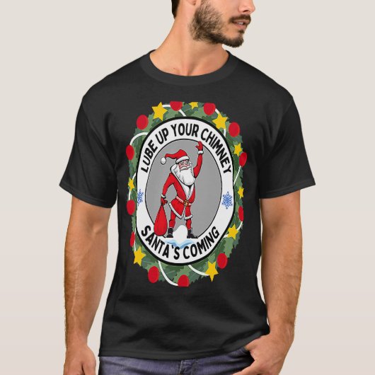 Bereiten Sie Ihre Weihnachtsmannschaft in Rude Chr T-Shirt (Vorderseite)