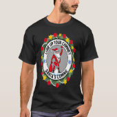 Bereiten Sie Ihre Weihnachtsmannschaft in Rude Chr T-Shirt (Vorderseite)
