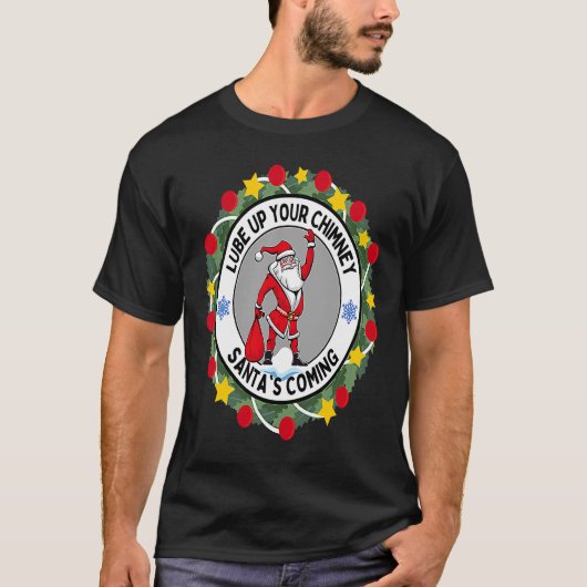 Bereiten Sie Ihre Weihnachtsmannschaft in Rude Chr T-Shirt (Vorderseite)