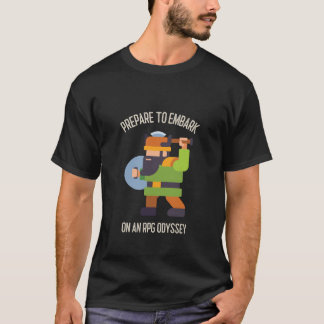 Bereiten Sie sich auf Embark auf ein RPG Odyssey v T-Shirt