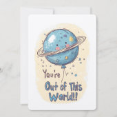 Bereiten Sie sich auf Liftoff vor, Sie sind aus di Einladung (Vorderseite)