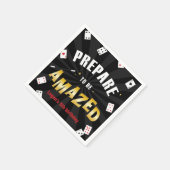 Bereiten Sie sich darauf vor, erstaunt Magier Gebu Serviette (Ecke)