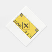 Bereiten Sie sich darauf vor, Neapel zu unterbinde Serviette (Ecke)