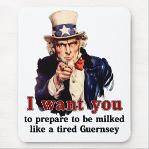 Bereiten Sie sich darauf vor, wie ein müdes Guerns Mousepad