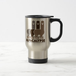 Bereiten Sie sich für das Alpacalypse vor Reisebecher